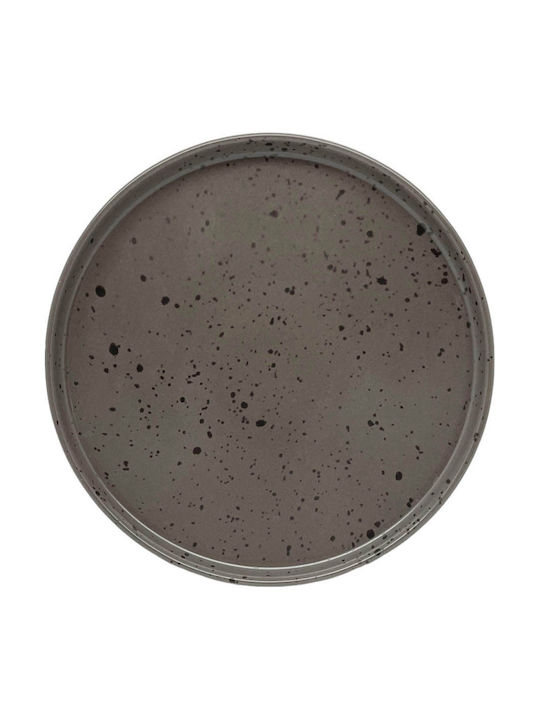 Ankor Premium Plate Shallow made of Porcelain Gray 27cm 6pcs