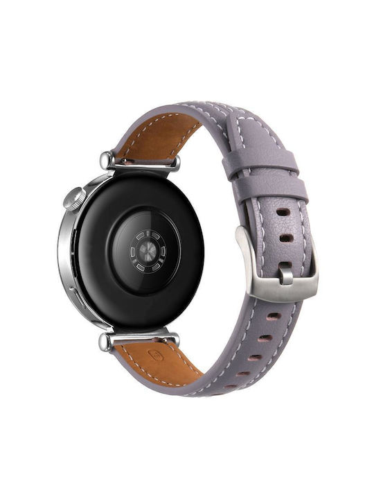 Ασημί Δερμάτινο Μπρασελέ Huawei Watch Gt 6 41mm Gt 5 41mm Gt 4 41mm Μωβ Ασημί Δερμάτινο Μπρασελέ Huawei Watch Gt 6 41mm Gt 5 41mm Gt 4 41mm Μωβ