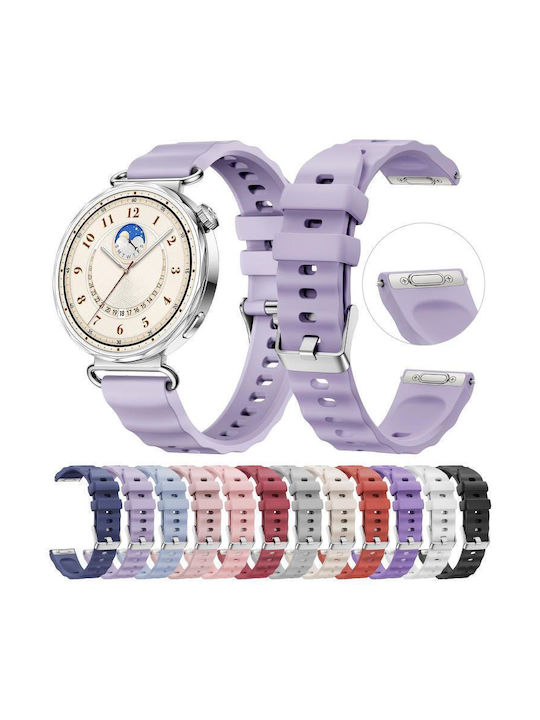 Curea Silicon Argintiu (Huawei Watch GT 6 41mm)