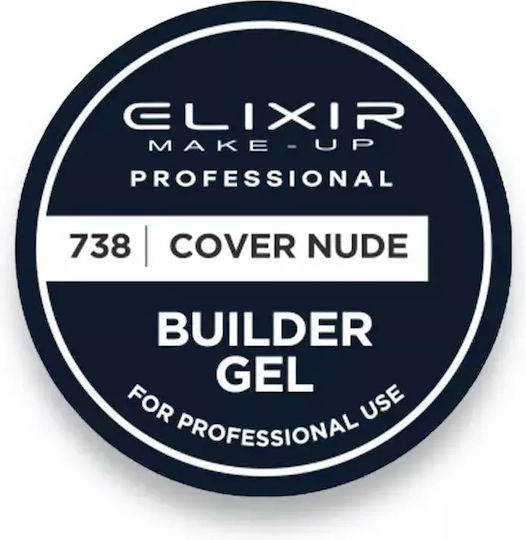 Elixir Constructor Gel Gel pentru Unghii 738 Cover Nude 30gr