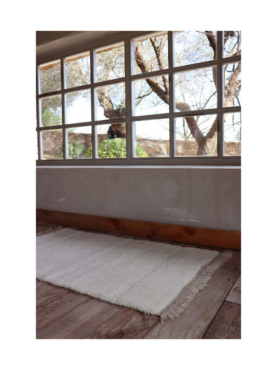 Lorena Canals Παιδικό Χαλί Μάλλινο Λευκό 80x140cm