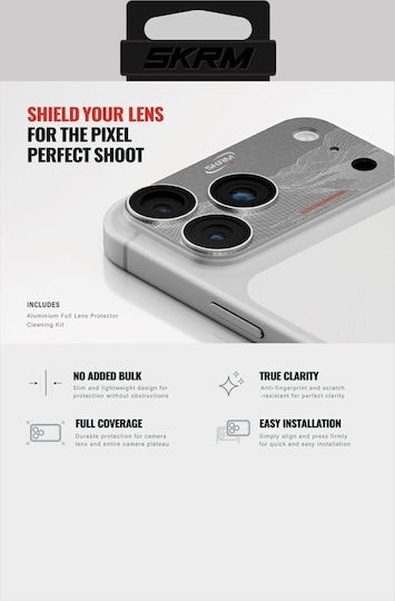 Skinarma Προστασία Κάμερας Tempered Glass Ασημί για το iPhone 17 Pro Max