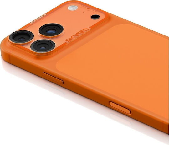 Skinarma Camera Protection Tempered Glass Orange for the iPhone 17 Pro