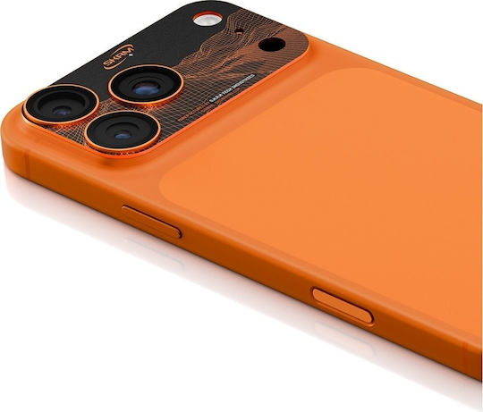 Skinarma Kameraschutz Gehärtetes Glas Orange für das iPhone 17 Pro