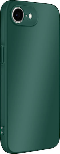 Avizar Husa iPhone 16 Silicon Soft-Touch Seria Fast Cover Verde Închis
