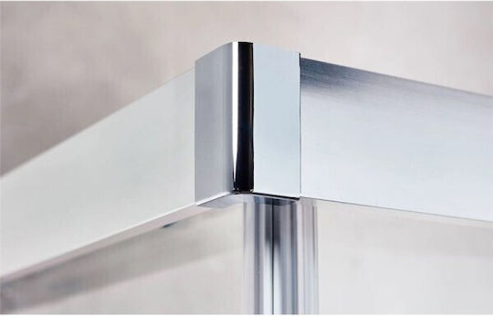 Tema Cabinet Duș cu Glisare Ușă 120x72x180cm Sticlă transparentă Chrome