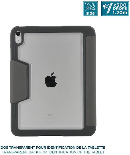 Mobilis Flip Cover Ανθεκτική με Πληκτρολόγιο Γκρι (iPad 11'' 2025, iPad 10.9)