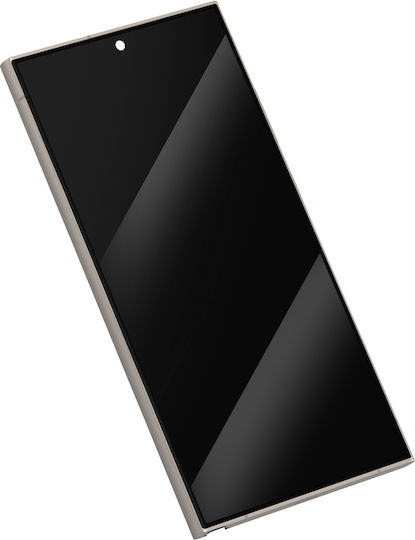 Clappio Ecran Soft OLED Înlocuire Completă Galaxy S24 Ultra Cu Ramă Portocalie
