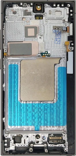 Samsung Full Amoled Screen Galaxy S24 Ultra Service Pack Frame Black