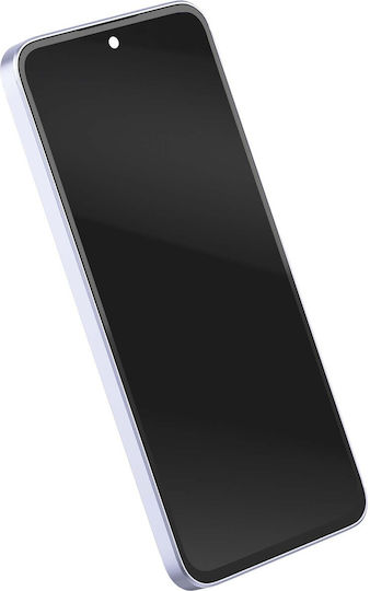 Clappio Vollständiger Ersatzbildschirm Galaxy A36 mit Rahmen Lavendelgrau