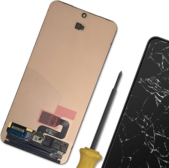 Clappio Ecran Oled Compatibil Galaxy S24 Sticlă Tactilă Neagră