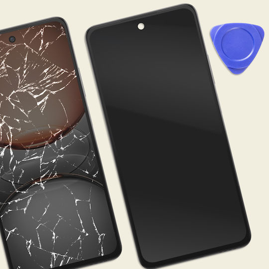 Relife Complete Mobile Phone Screen Realme C75 4g LCD Screen Touch Glass Frame Black