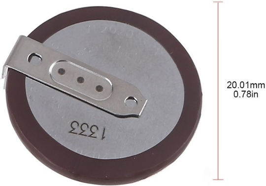 Baterie Reîncărcabilă Vl2020 Bmw Land Rover 3v 50mah 20 Mm Maro Argintiu