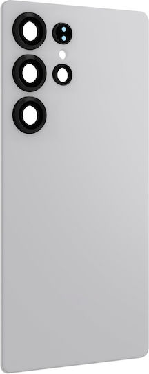 Clappio Rear Glass Battery Cover Samsung Galaxy S25 Ultra Replacement Part Silver