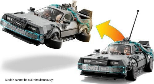 LEGO Speed Champions Time Machine from Back to the Future for Ages 9+ 357 Pieces