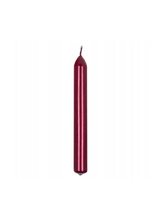 Microlink Decorative Candle Red 10pcs