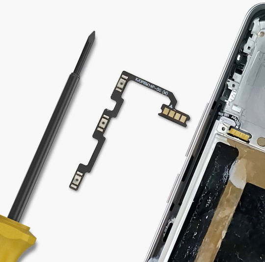 Clappio Кабел за Клавиши за Сила на Звука Power Realme 14 Pro Flex Конектор Черен