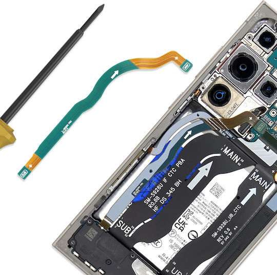 Clappio Frc Screen Connection Flex Cable Replacement Galaxy S24 Ultra Blue