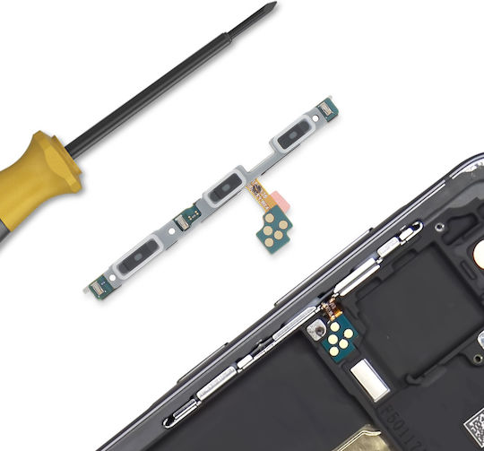 Clappio Cablu Buton Tastele De Volum Samsung Galaxy A56 Negru