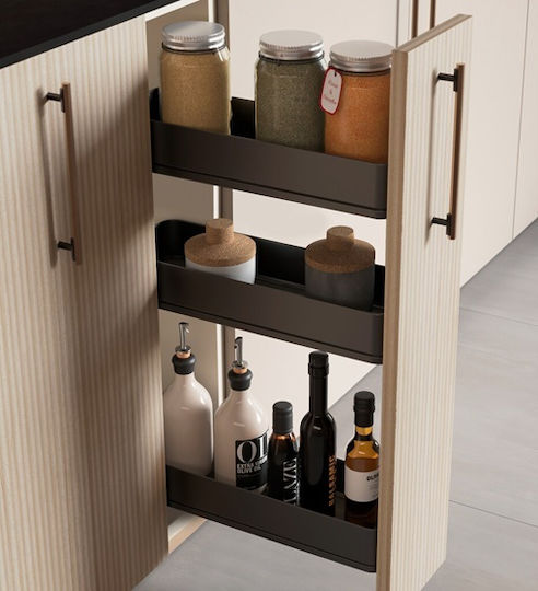 Emuca Grey Expanding Closet Mechanism with Brakes 8382235