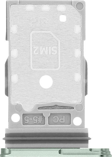 Clappio Original Sim Tray Galaxy S25 S25 Plus Dual Nano Sim Wasser Grün