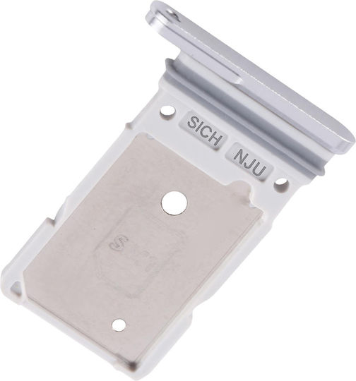 Clappio Compatible SIM Card Tray Galaxy S25 Ultra Dual Nano Silver
