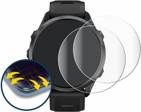 Brotect Flex Full-cover Screen Protector pentru Garmin Forerunner 970 2buc