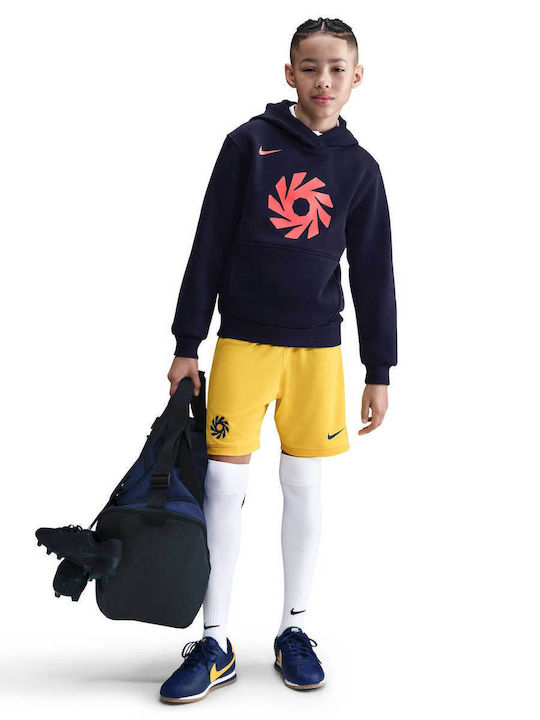 Полар Детски Суичър с Качулка и Джобове Син Erling Haaland Club Fleece