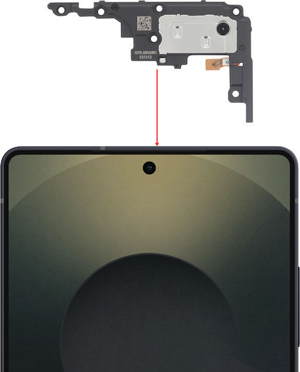 Clappio Difuzor Intern Compatibil Galaxy S25 Ultra Calitate Audio Clară Gri