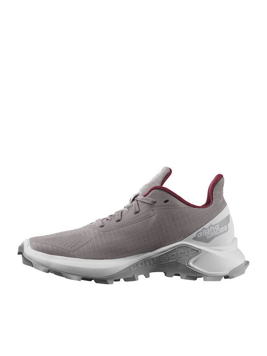 Alphacross Blast Waterproof Kids Sports Shoes Running with Laces Gray