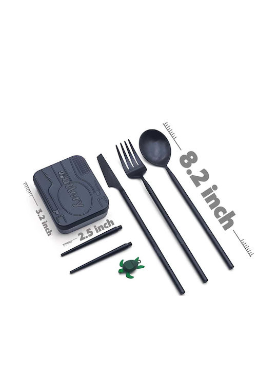 Cutlery Set Stainless Silver 24pcs