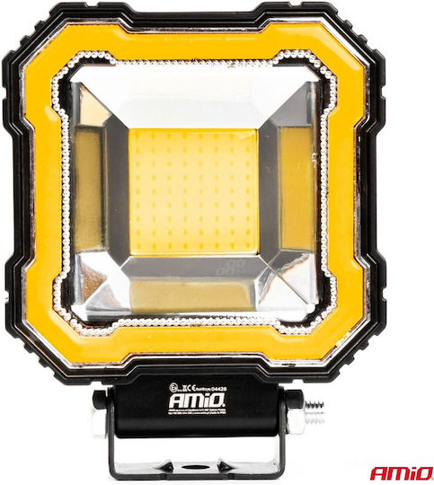 Amio Work Light Led Awl82 Flood 48w 3600lm 6500k Steady Yellow Led Bar – 9–36v 1 Pc 04426/am 04426/am 04426/am