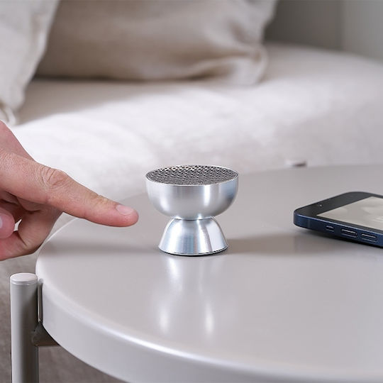 Lexon Tamo Bluetooth-Lautsprecher mit Akkulaufzeit bis zu 6 Stunden Silber