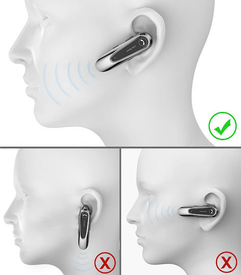 Techsuit CB2 In-Ear Bluetooth-Freisprecheinrichtung Kopfhörer Schwarz