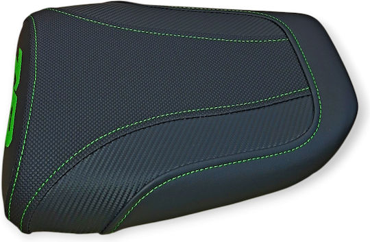 Zxr400 Kawasaki Anti-Slip Seat Cover Open Green Stitches Logo