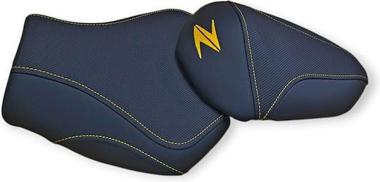 Z750 Gen2 Kawasaki Anti-Slip Seat Cover Gold Stitches Logo