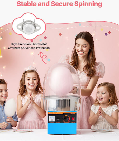 Vevor Candy Floss Maker 33.8cm Pink