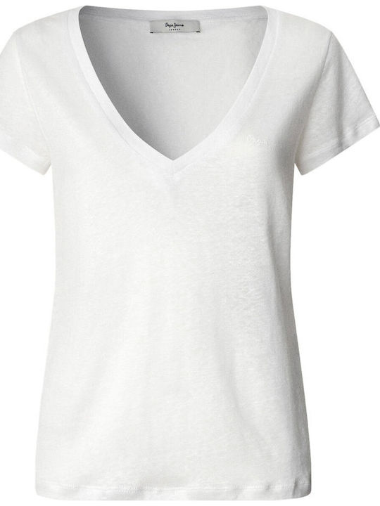 'megan' Γυναικείο Αθλητικό T-shirt Fast Drying Λευκό