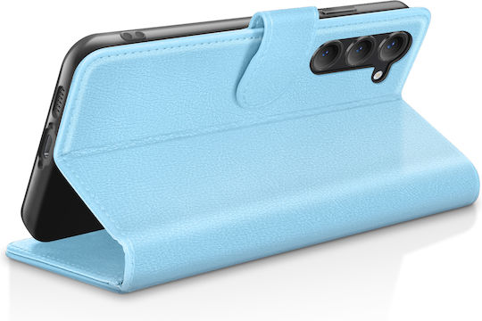 Zanaé Brieftasche Hülle Galaxy S23 Stand Funktion Magnetischer Klappe Hellblau