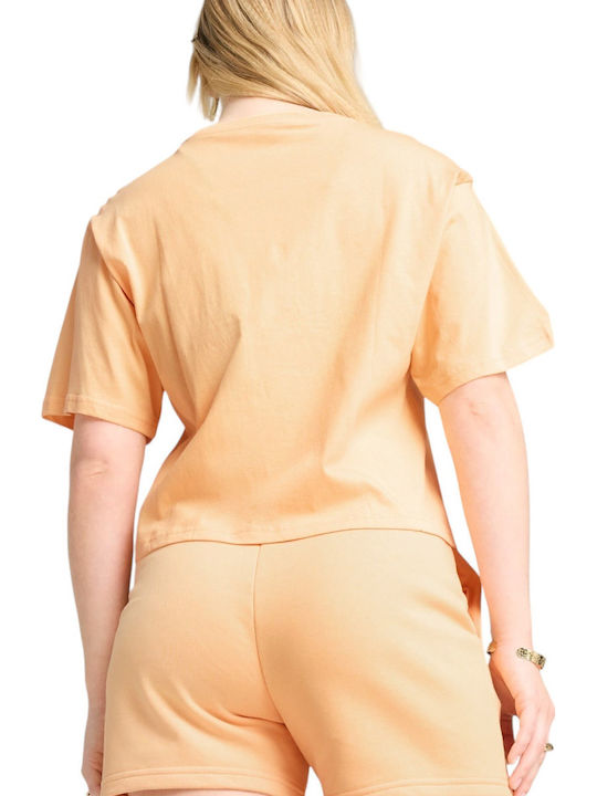 PUMA Logo T-Shirt Πορτοκαλί