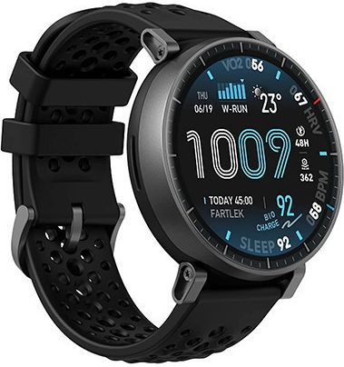 Amazfit Active Max 49mm Αδιάβροχο Smartwatch με Παλμογράφο (Μαύρο)