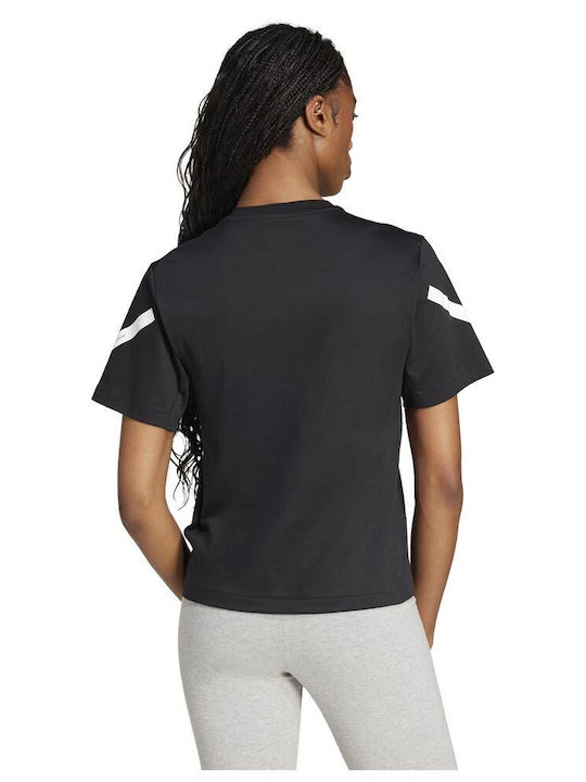 Damen Sportlich T-Shirt Schwarz