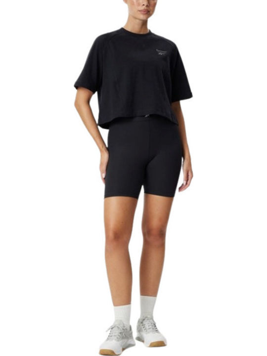 Reebok Women's Icon Elements Tee Black Black