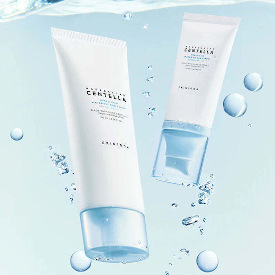 Skin1004 Madagascar Centella Hyalu-Cica Water-Fit Sun Beruhigendes Gesichtsserum SPF50 mit Centella Asiatica für Aufhellung & Nährende 100ml
