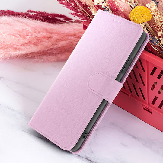Zanaé Brieftasche Hülle Oppo A96 A76 Stand Magnetischer Reißverschluss Rosa