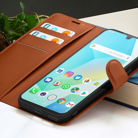 Zanaé Brieftasche Hülle Galaxy A16 Standfunktion Magnetischer Reiter Braune