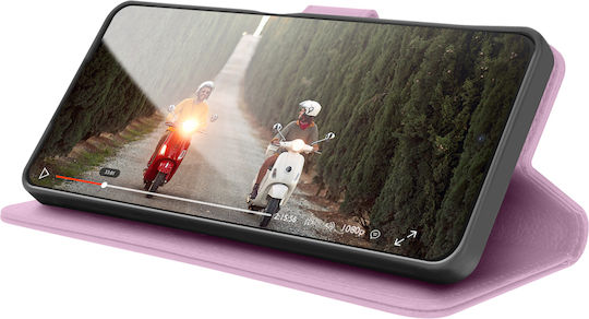 Zanaé Brieftasche Hülle Oppo A96 A76 Stand Magnetischer Reißverschluss Rosa