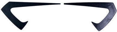 Additional Wings Around Indicators Tesla Model 3 2017-2022 Aero Style Glossy Black