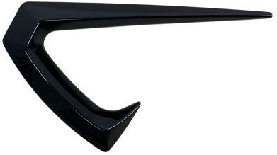 Additional Wings Around Indicators Tesla Model 3 2017-2022 Aero Style Glossy Black