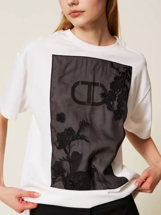 Γυναικείο Oversized T-shirt Λευκό